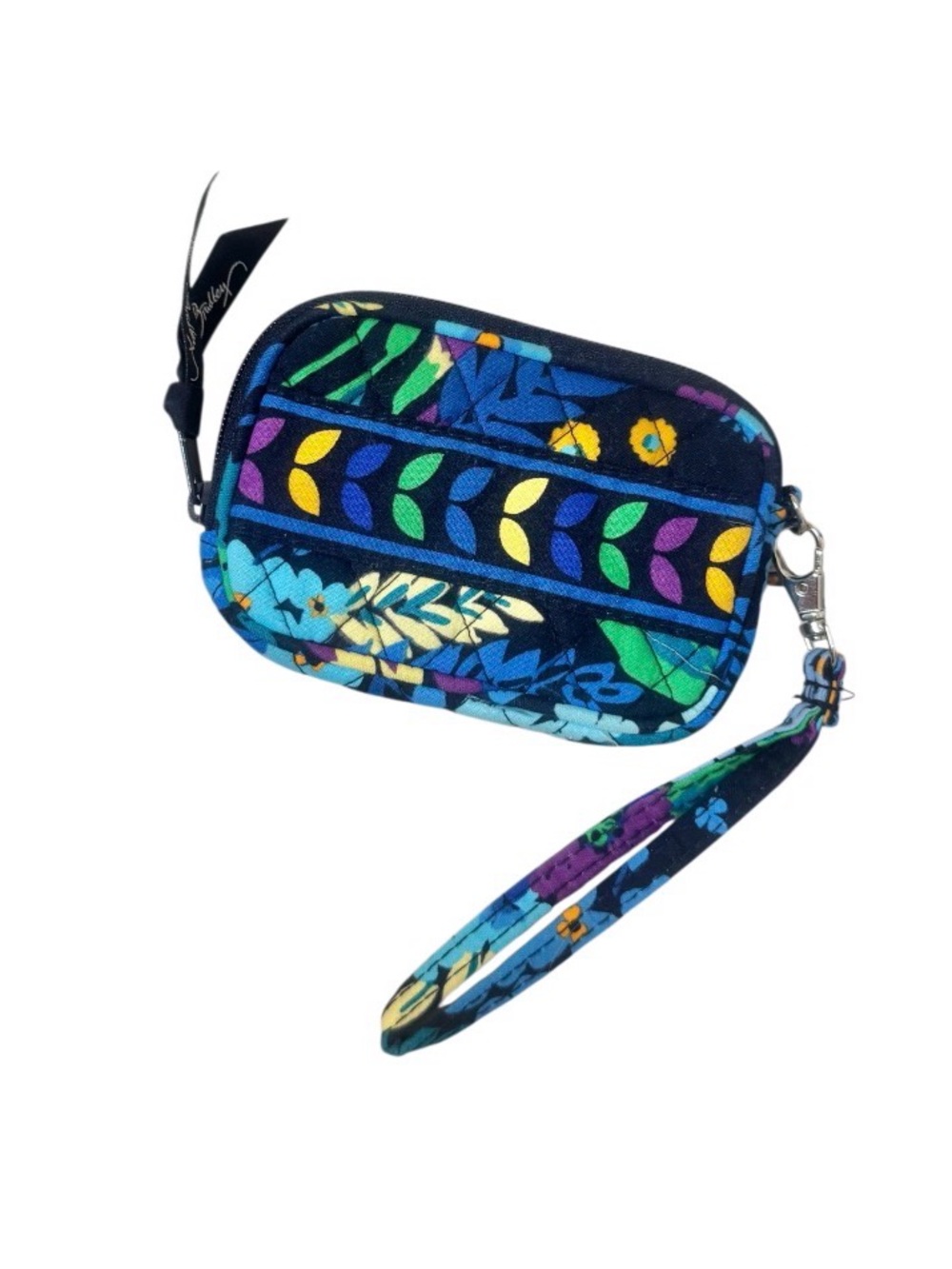 Vera Bradley Midnight Blues Quilted Wristlet - Picture 2 of 8